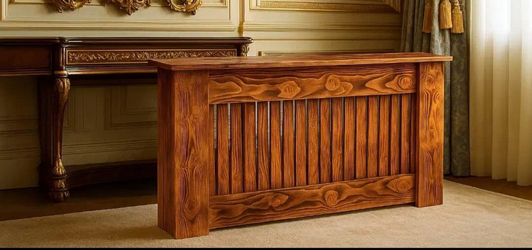کاور شوفاژ چوبی طرح کلاسیک(چوب روس)